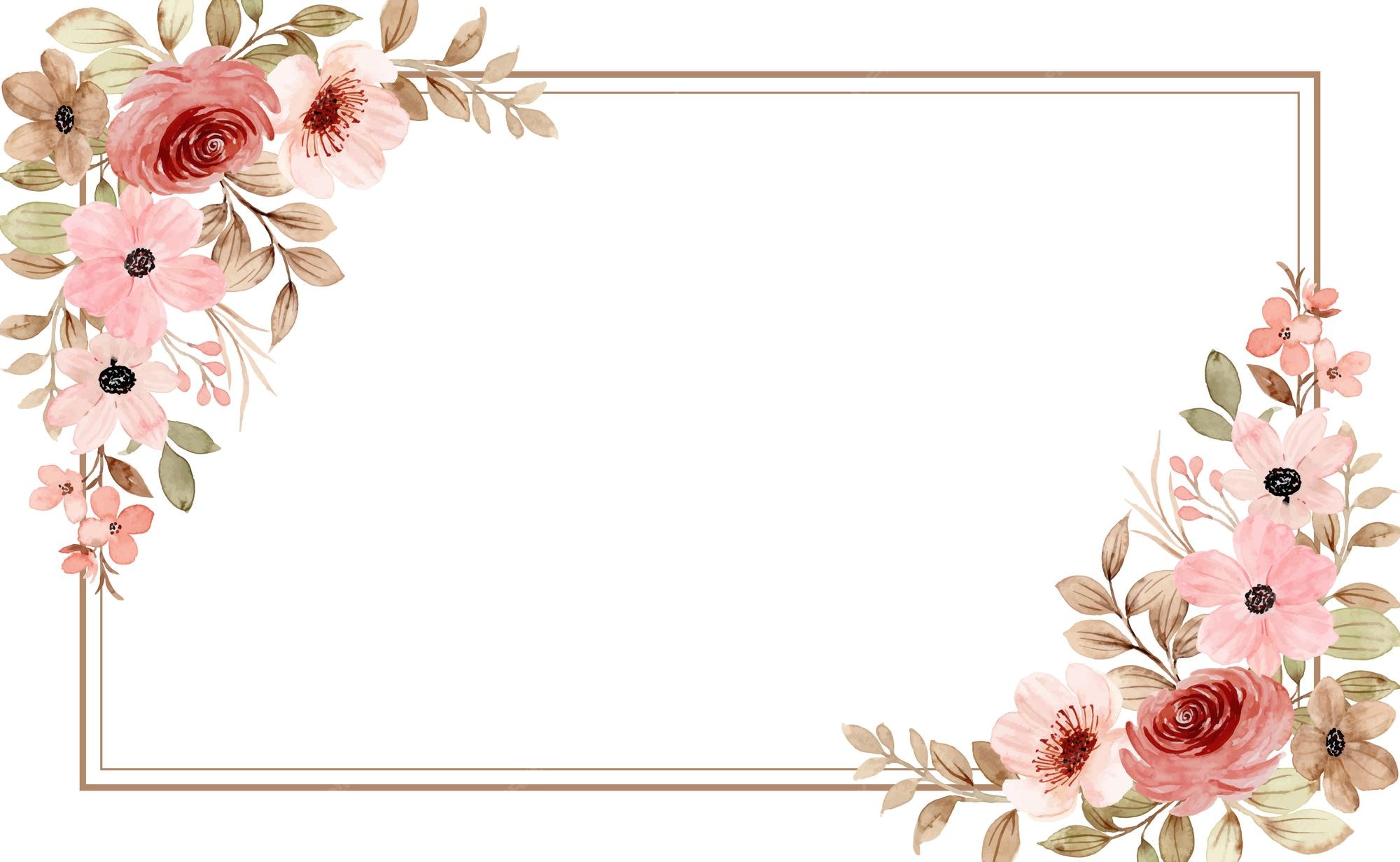 Flower Design Border