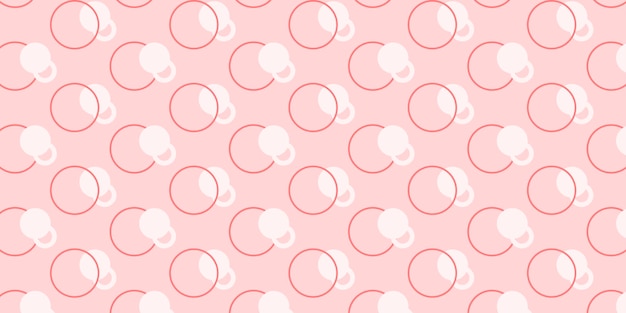 pink pattern with circles