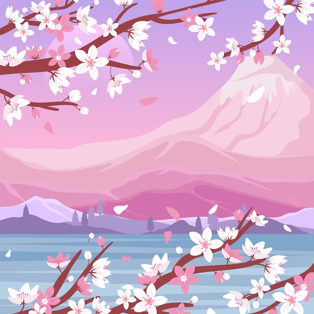 pink peach blossom in spring