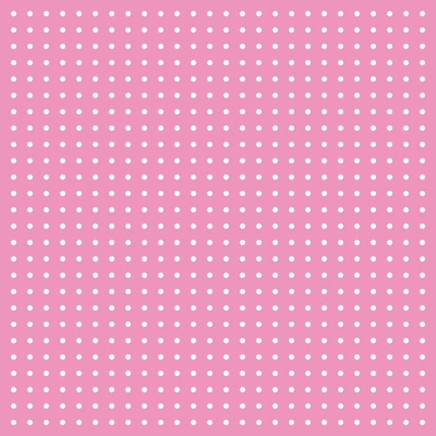 Pink polka dots pattern background