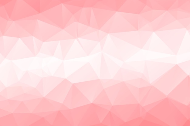 Pink polygonal crystal background Polygon design pattern
