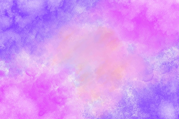Pink and purple watercolor background with a place for text.