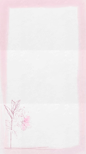 Pink rectangle frame design vector