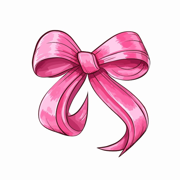 Pink Ribbon vector illustration