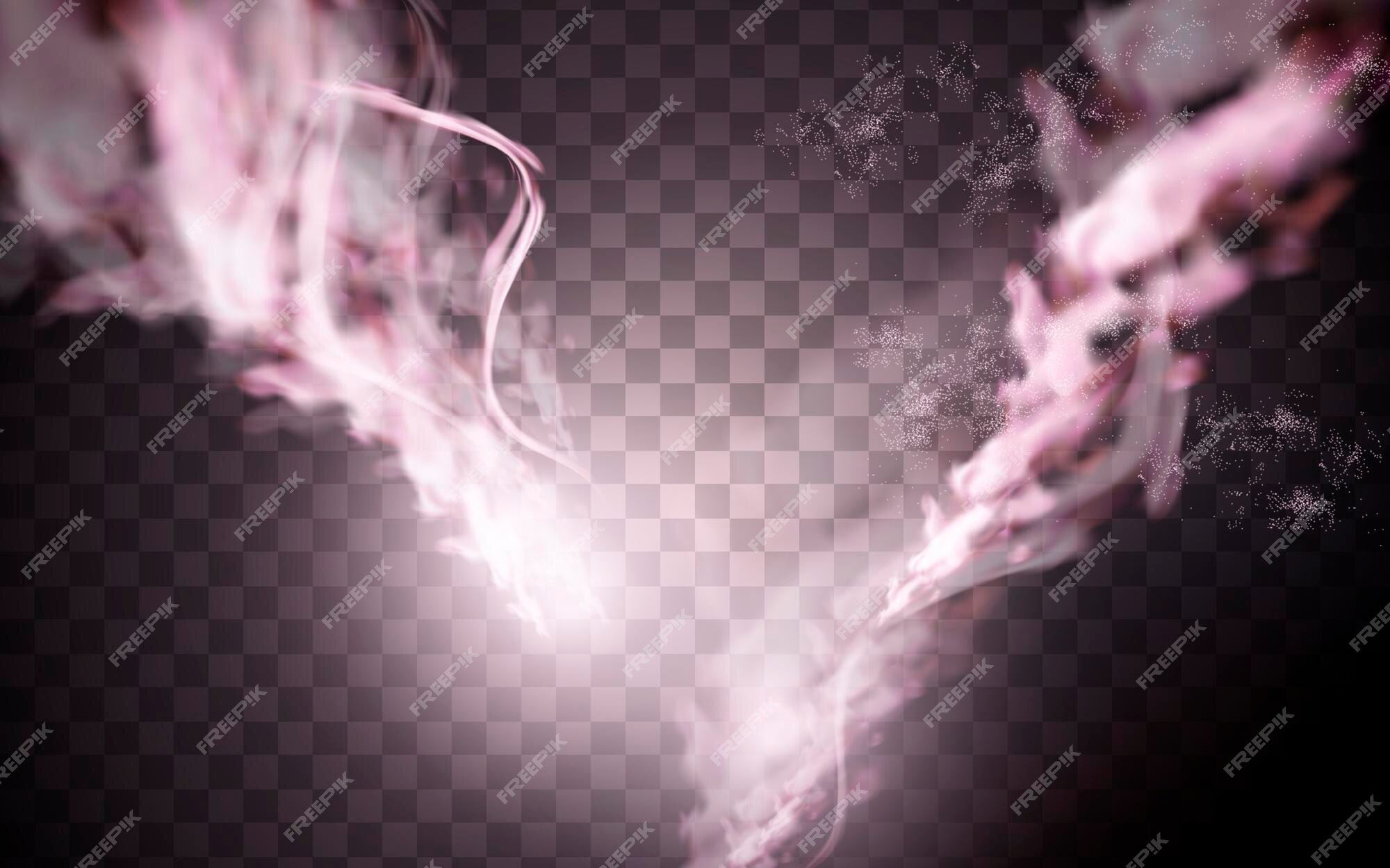 Premium Vector | Pink smoke element