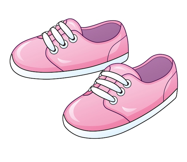 Pink sneakers