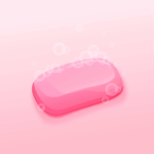 Pink soap