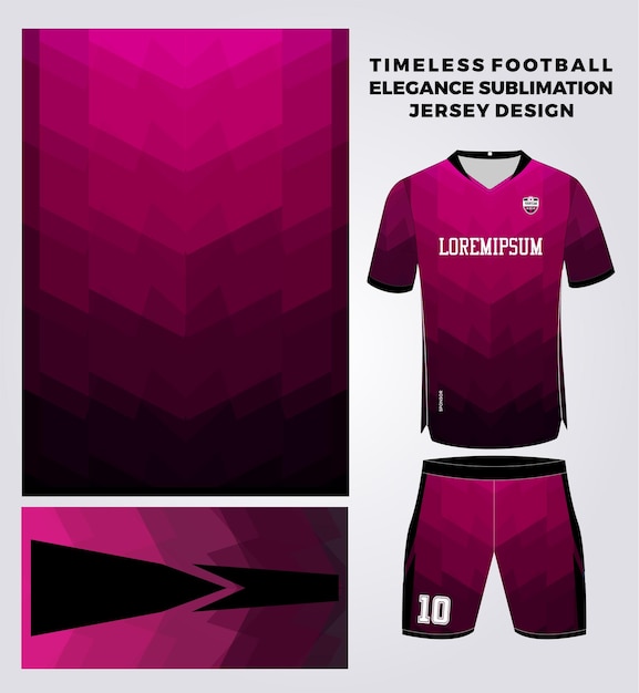A pink soccer jersey that says'timeless football'on it