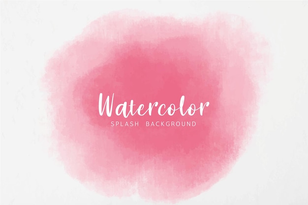 pink splash watercolor abstract background