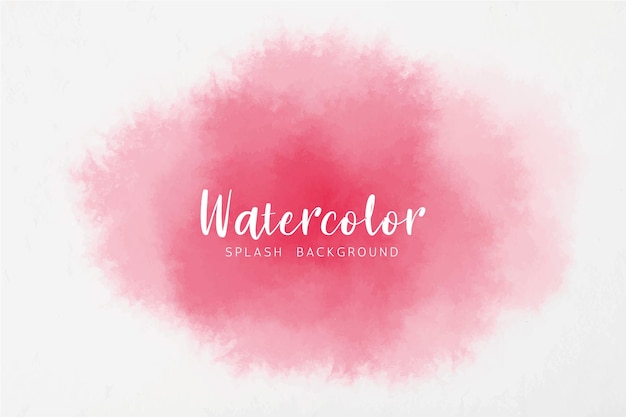 pink splash watercolor abstract background