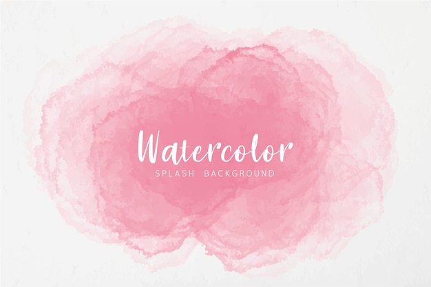 pink splash watercolor Abstract background