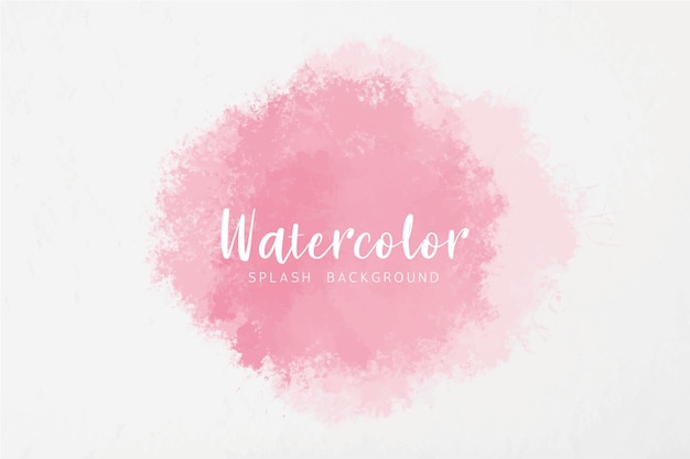 pink splash watercolor Abstract background