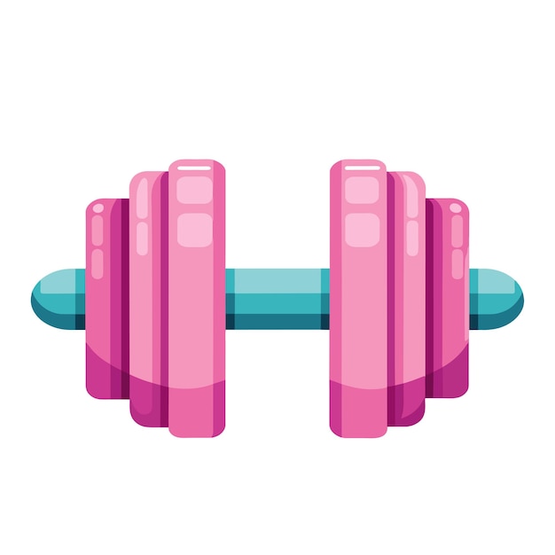 pink sports equipment for girls dumbbells