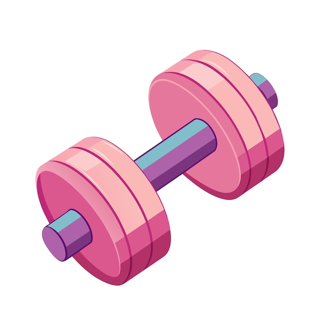 pink sports equipment for girls dumbbells