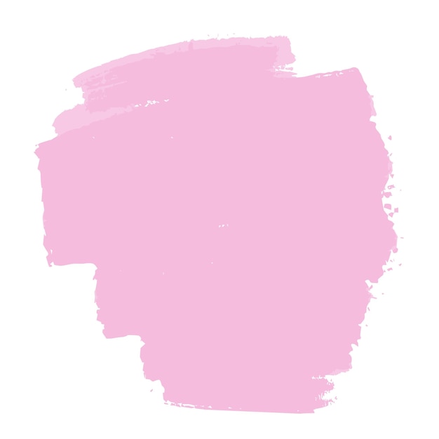 A pink spot of paint without a background Vector brushstroke