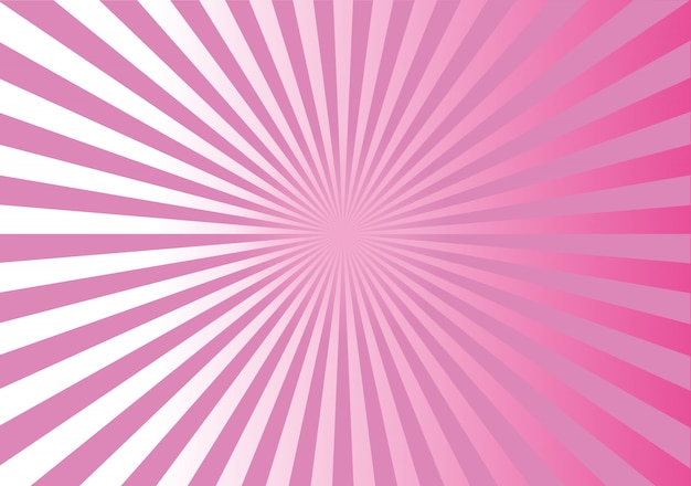 Pink sunburst background