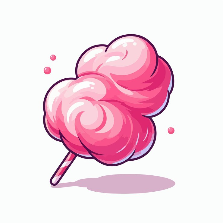 ピンクの甘い綿子