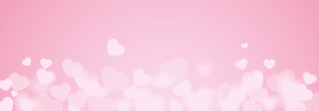 Vector pink sweet hearts background love design for valentines day mothers day