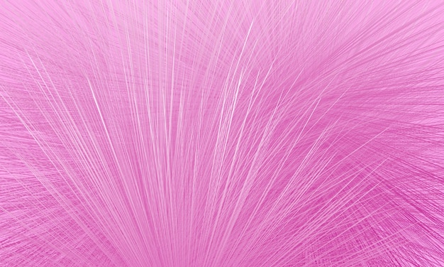 Pink synthetic color fur vector abstract background rose shaggy furry 3d texture imitation synthetic hair vector illustration