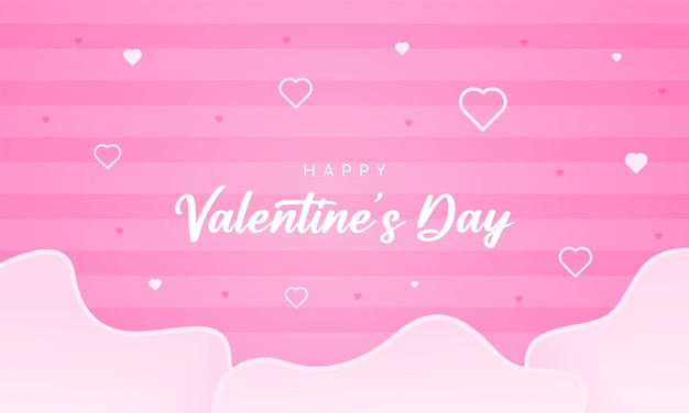 Pink Valentine's day background