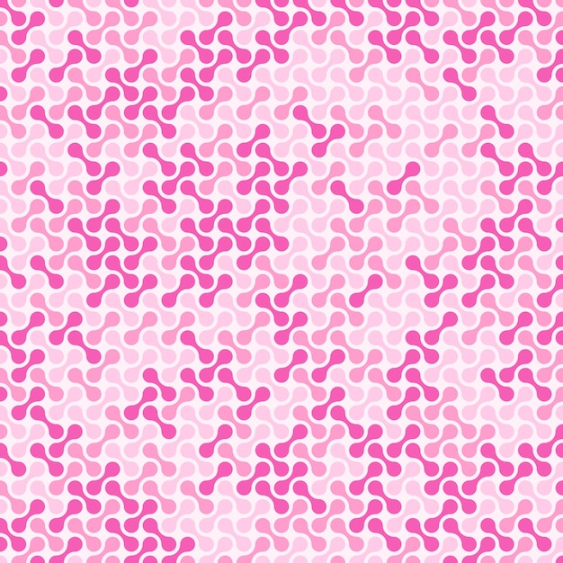 Vector pink variant meta balls patten design