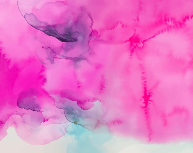 Pink watercolor abstract background