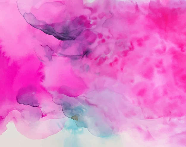 Pink watercolor abstract background