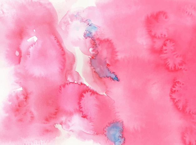 Pink watercolor abstract background