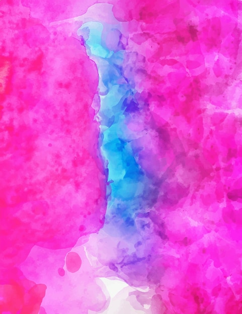 Vector pink watercolor abstract background