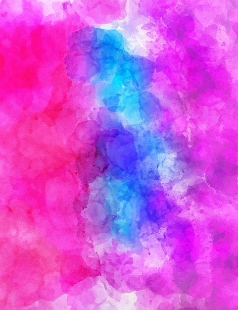 Vector pink watercolor abstract background