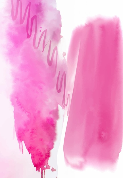 Pink watercolor abstract background