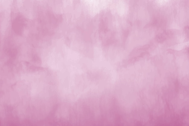 Pink watercolor background with a white cloud.