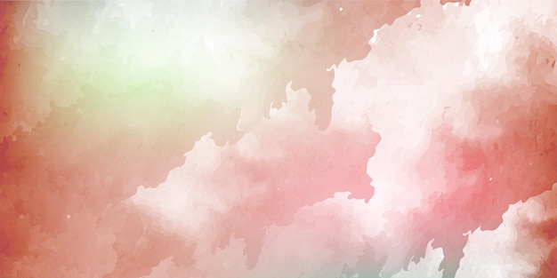 Vector pink watercolor banner background