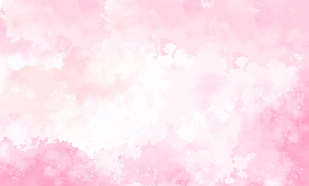 Pink watercolor vector background with smoot colour