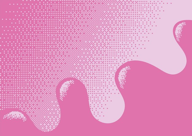 Vector pink wave background with pattern