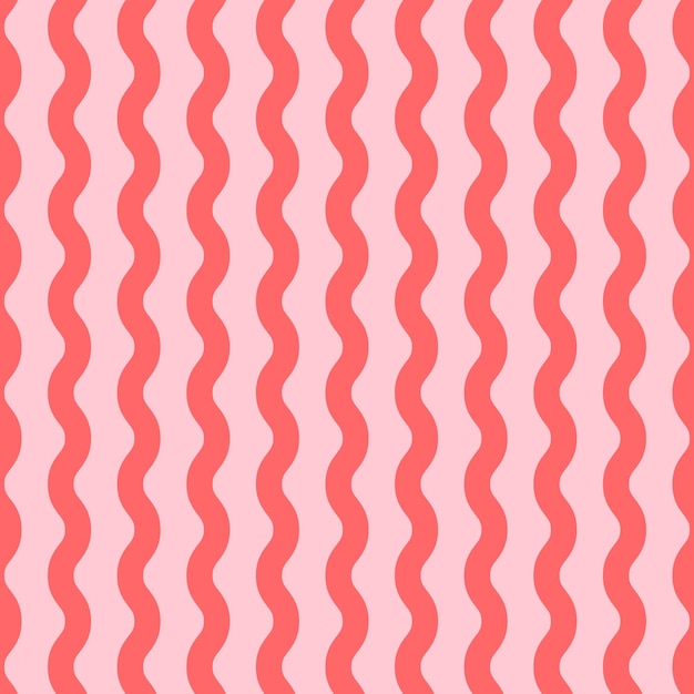ピンクの波状のラインの背景