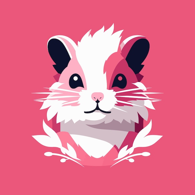 Pink and White Animal With Black Nose