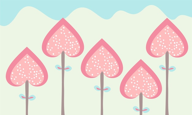 Pink and white background. Vector illustration, modern design. perfect for nature wallpaper