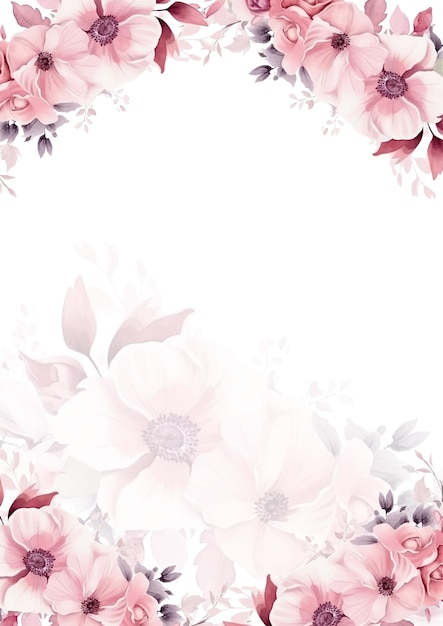 Pink and white modern trendy vector design frame