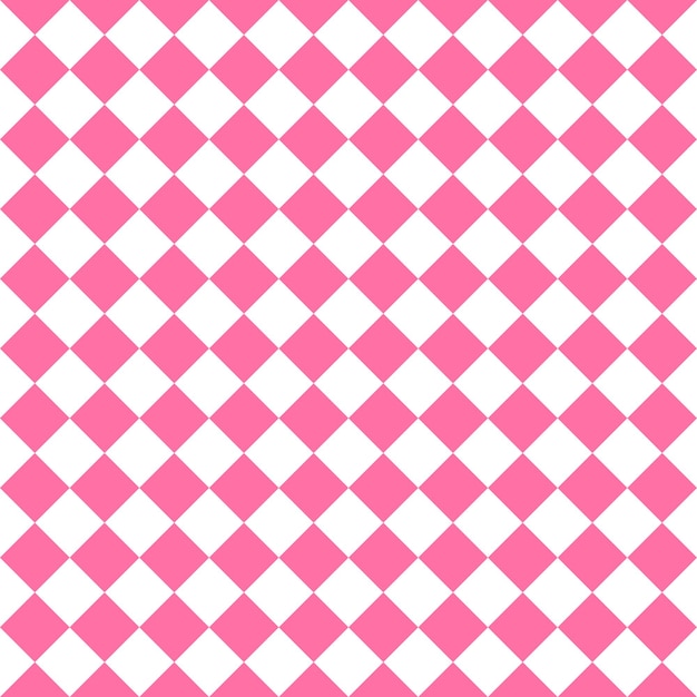 A pink and white square pattern