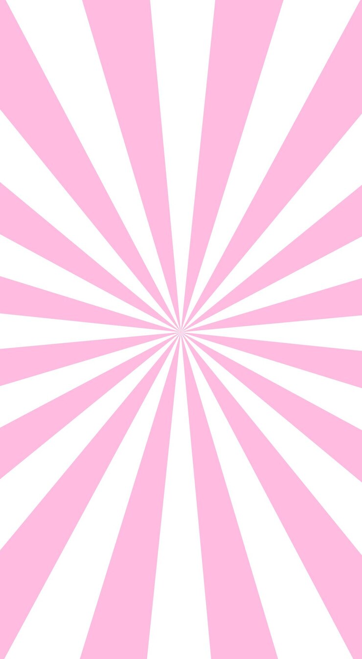 Pink and white vertical banner with Sun rays cellphone background lines background light