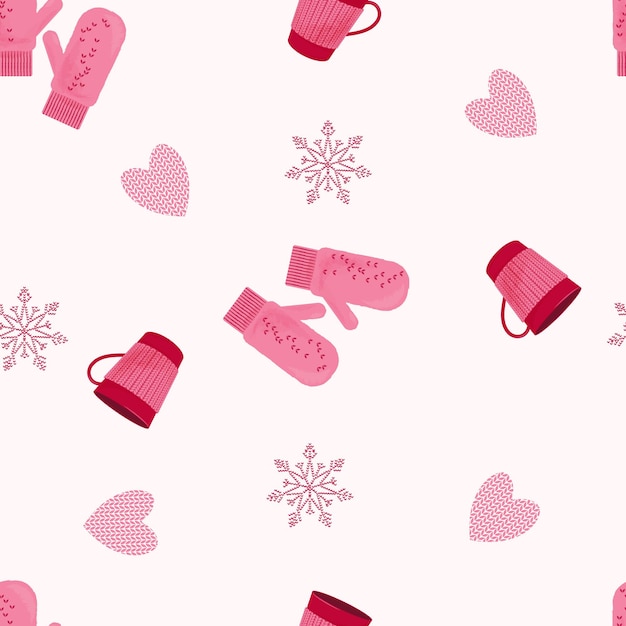 Pink Winter Pattern
