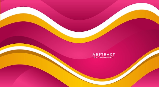 Vector pink with yellow creative business background vector