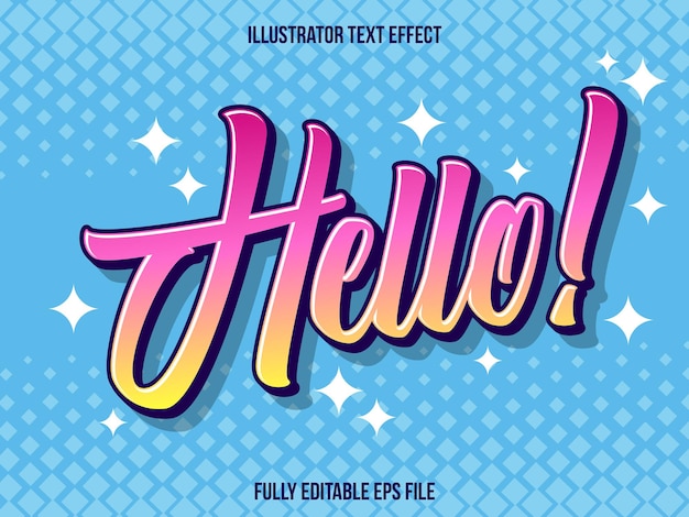 Pink and Yellow Text Effect