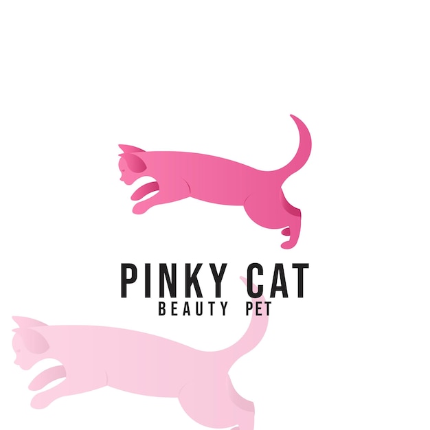 Pinky cat Jump logo