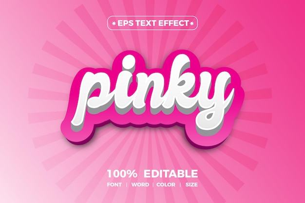 Pinky Text Effect