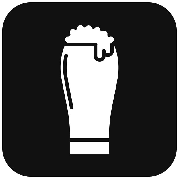 Pint of Beer vector icon Can be used for Oktoberfest iconset