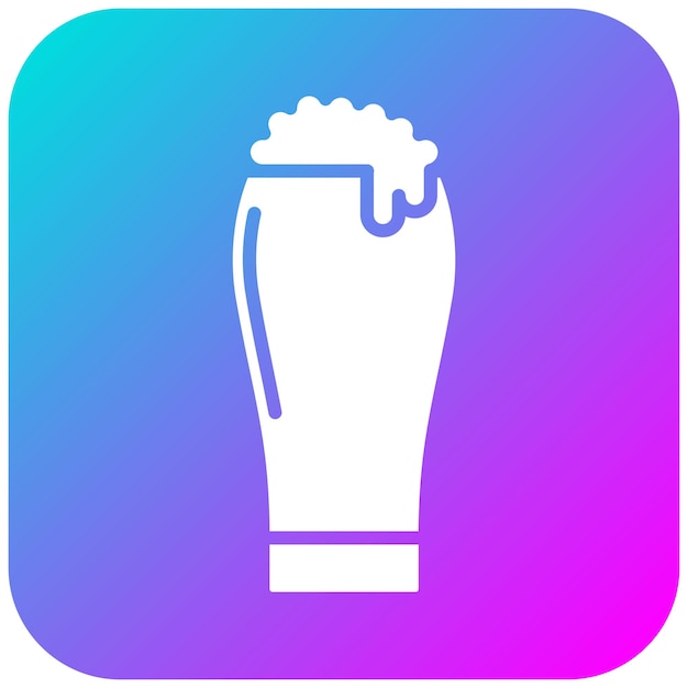 Pint of Beer vector icon Can be used for Oktoberfest iconset