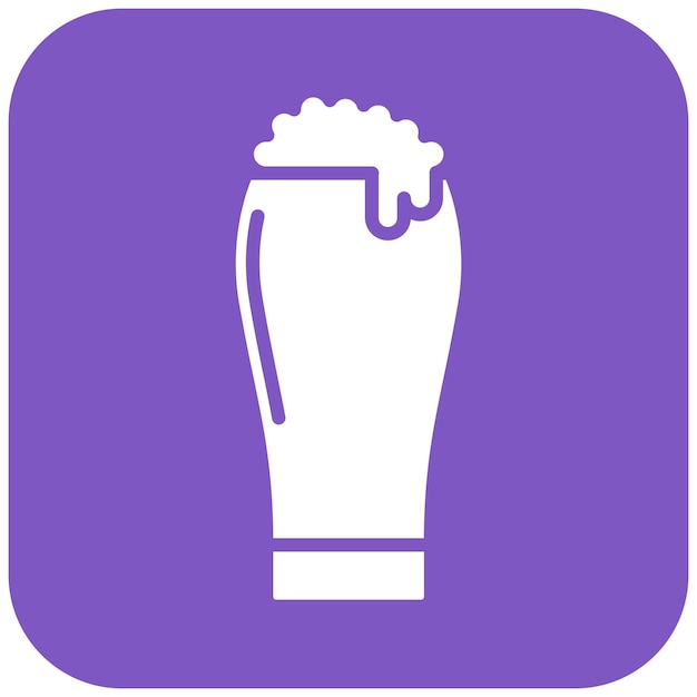 Pint of Beer vector icon Can be used for Oktoberfest iconset