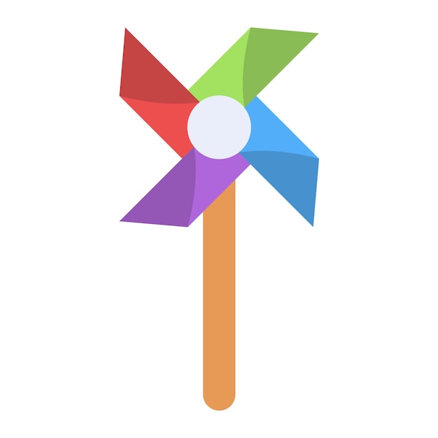 Vector pinwheel icon